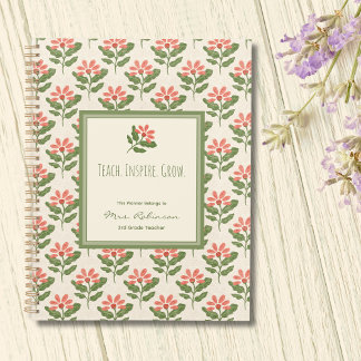 Persoonlijke bloemendocentenplanner planner