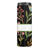 Persoonlijke bloemendrinkbeker thermosbeker (Achterkant)