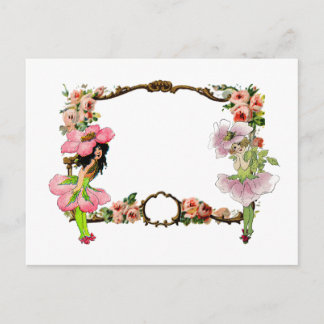 Persoonlijke bloemenfeeën briefkaart