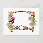 Persoonlijke bloemenfeeën briefkaart (Voorkant)