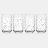 Persoonlijke bloemengeboortegdagcadeaumap blikvorm glas (Voorkant)