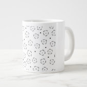 Persoonlijke bloemengeboortegdagcadeaumap grote koffiekop (Voorkant rechts)