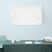 Persoonlijke bloemengeboortegdagcadeaumap spandoek (Beurs)
