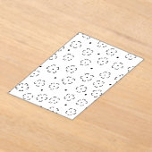 Persoonlijke bloemengeboortegiftmap acryl uitnodigingen (Laagn)