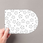 Persoonlijke bloemengeboortegiftmap acryl uitnodigingen (Insitu (Draagbaar))
