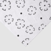 Persoonlijke bloemengeboortegiftmap tissuepapier (Detail)