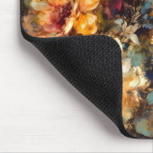 Persoonlijke bloemenschildering op bureaublad muismat (Hoek)