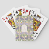 Persoonlijke bloemenspeelkaarten pokerkaarten (Achterkant)