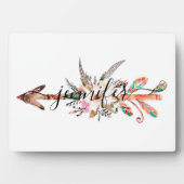 Persoonlijke bloemenspil fotoplaat (voorkant)