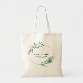 Persoonlijke bloemenzaak boodschappentas tote bag