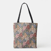 Persoonlijke bloemetas – Initiaal & naam Tote Bag (Achterkant)