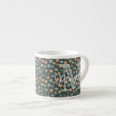 Persoonlijke bloemige koffiemini mok (Voorkant rechts)