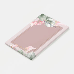 Persoonlijke bloemige Post-it-notities Post-it® Notes