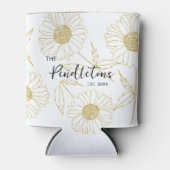 Persoonlijke bloemkool Chic Sunflower Blikjeskoeler (Voorkant)