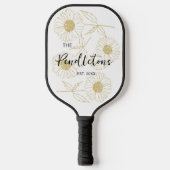 Persoonlijke bloemkool Chic Sunflower Pickleball Paddle (Voorkant)
