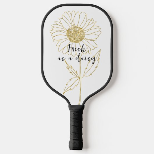 Persoonlijke bloemkool Chic Sunflower Pickleball Paddle (Achterkant)