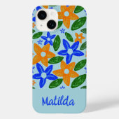 Persoonlijke bloemmobielehoes Case-Mate iPhone case (Achterkant)