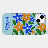 Persoonlijke bloemmobielehoes Case-Mate iPhone case (Achterkant (horizontaal))