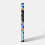 Persoonlijke bloemmobielehoes iPhone hoesje (Linkerkant)