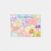 Persoonlijke bloemmotieven post-it® notes (Voorkant)