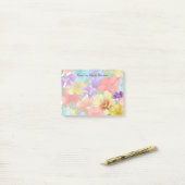Persoonlijke bloemmotieven post-it® notes (Op bureau)
