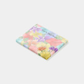 Persoonlijke bloemmotieven post-it® notes (Schuin)