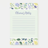 Persoonlijke bloemnotities post-it® notes (Voorkant)