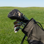 Persoonlijke bloempatroon golfhoofdhoes golfheadcover (Insitu)