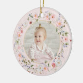 Persoonlijke bloemschikking mooie Nanna Keramisch Ornament (Links)