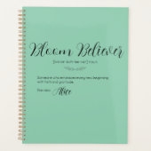 Persoonlijke Bloom Believer Planner (Voorkant)