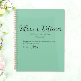 Persoonlijke Bloom Believer Planner