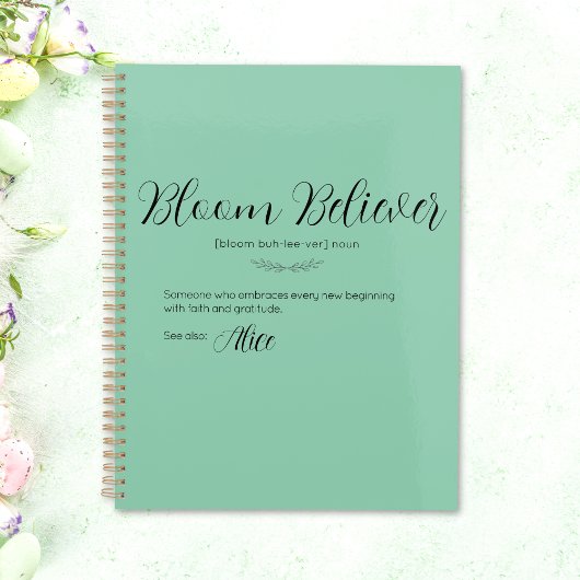 Persoonlijke Bloom Believer Planner