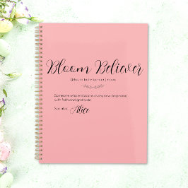 Persoonlijke Bloom Believer Roze Pasen Planner