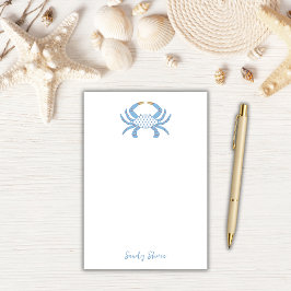 Persoonlijke Blue Crab Notities | Kust Beach House Post-it® Notes