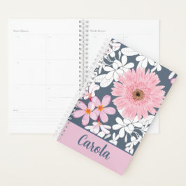 Persoonlijke Blush Bloemen Planner