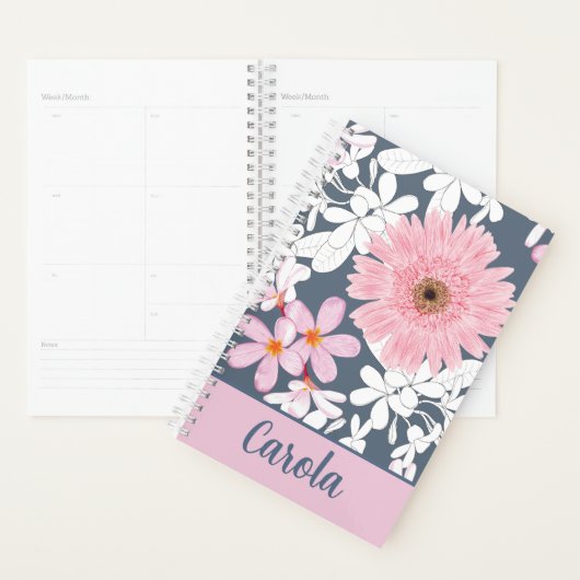 Persoonlijke Blush Bloemen Planner (Display)