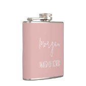 Persoonlijke Blush Bruidsfeest Cadeau Vrouwen Heupfles (Rechts)
