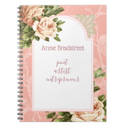Persoonlijke Blush  Roos Journaling Notitieboek