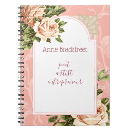 Persoonlijke Blush  Roos Journaling Notitieboek