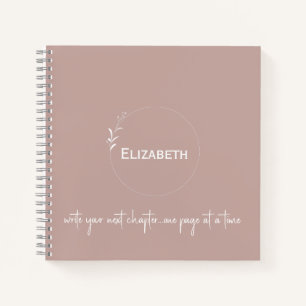 Persoonlijke Blush "Schrijf Je Volgende Hoofdstuk" Notitieboek