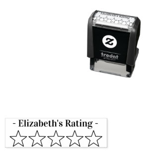 Persoonlijke boek- of filmrecensie 5-sterrenclassi zelfinktende stempel