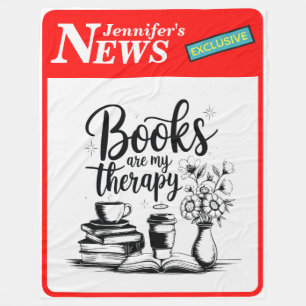 Persoonlijke Boeken Zijn Mijn Therapie Nieuws Excl Fleece Deken