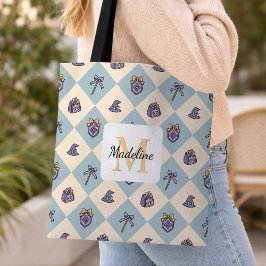 Persoonlijke Boekengekke Meisjesacademie Tovenaar Tote Bag