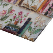 Persoonlijke Boekenplank Bloemensnijplank Cadeau Snijplank (Hoek)