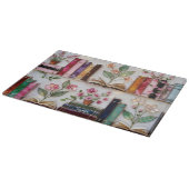 Persoonlijke Boekenplank Bloemensnijplank Cadeau Snijplank (Hoek)