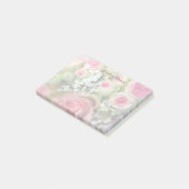 Persoonlijke Boeket Roze Rozen Post It Notities Post-it® Notes (Schuin)