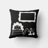 Persoonlijke Boektitels en Fotolijst Kussen (Achterkant)