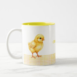 Persoonlijke boerderijdier mok – Cute Chick Design