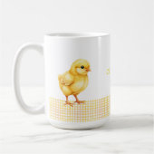 Persoonlijke boerderijdier mok – Cute kuikendesign (Links)