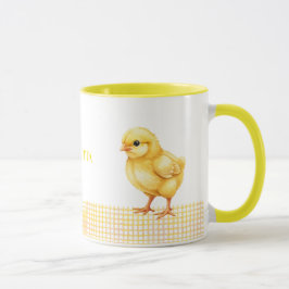 Persoonlijke boerderijdier mok – Cute kuikendesign